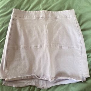 Purple mini skirt